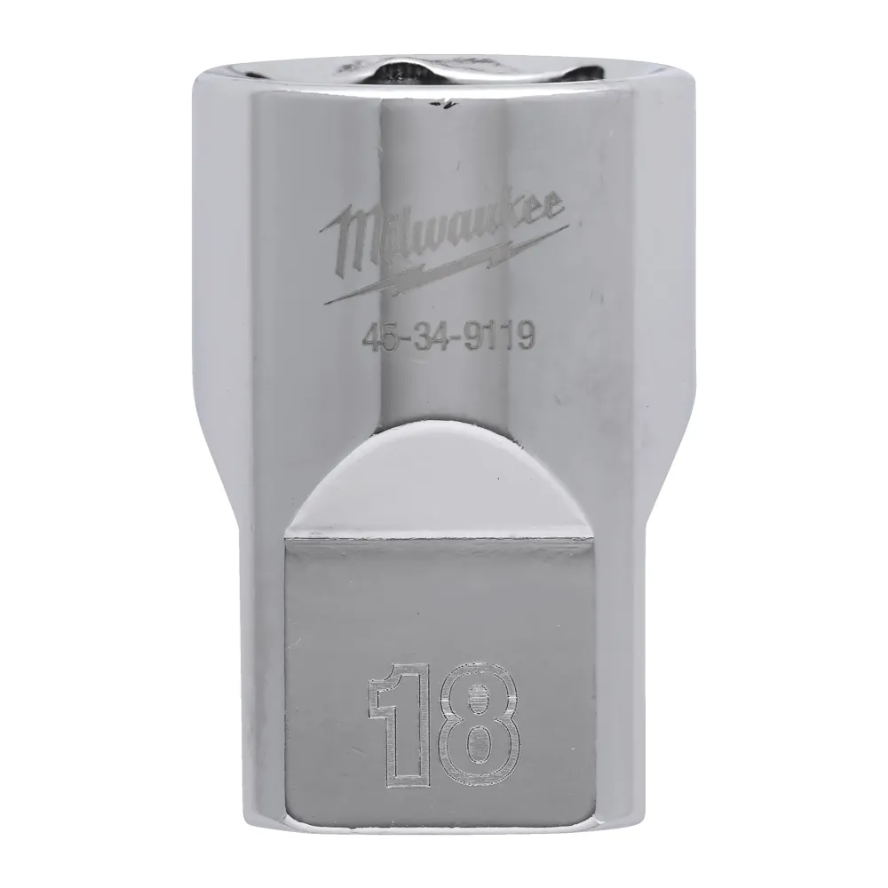 Milwaukee Nasadki 1/2 Drive Nasadki 1/2 Drive Metryczne Standardowe - 18 mm 4932480016