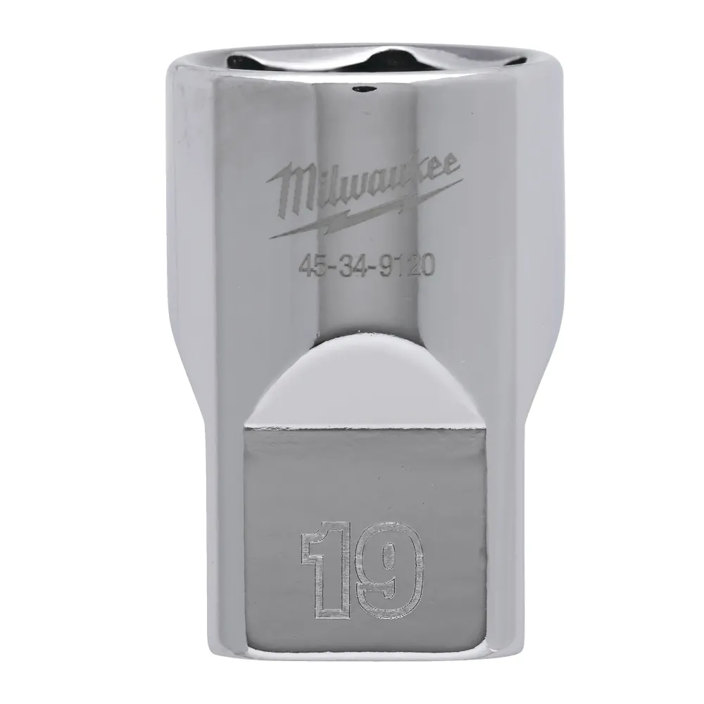 Milwaukee Nasadki 1/2 Drive Nasadki 1/2 Drive Metryczne Standardowe - 19 mm 4932480017
