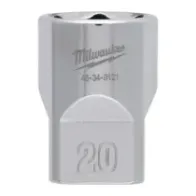 Milwaukee Nasadki 1/2 Drive Nasadki 1/2 Drive Metryczne Standardowe - 20 mm 4932480018