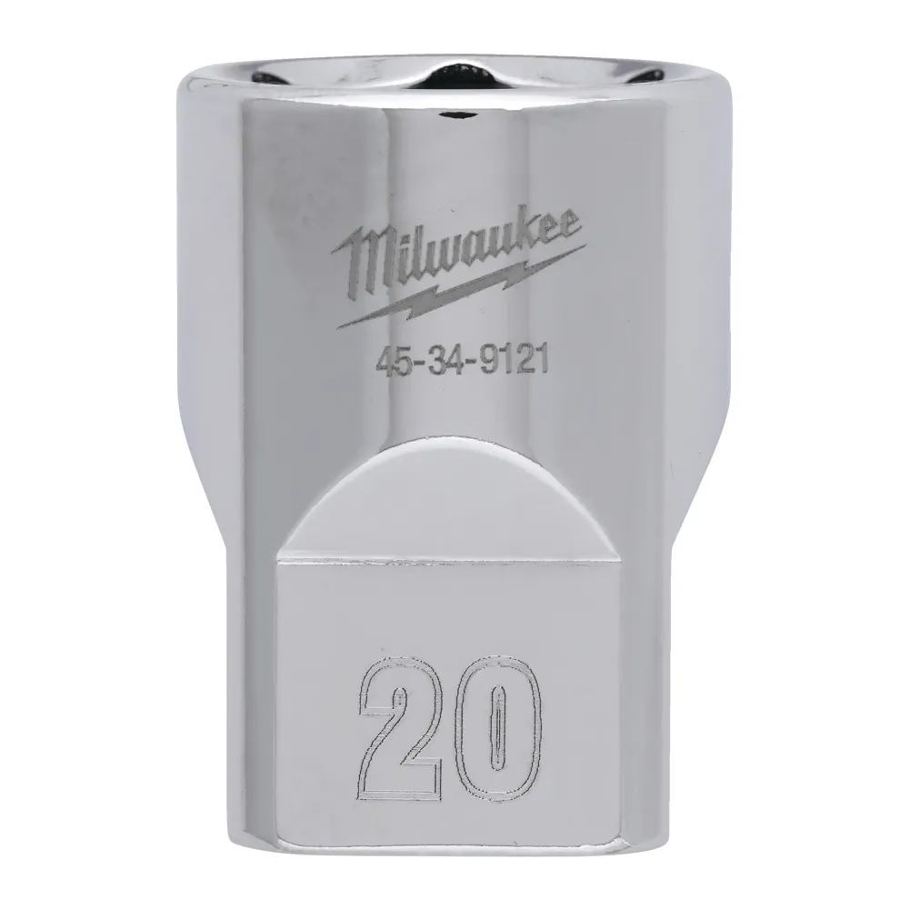 Milwaukee Nasadki 1/2 Drive Nasadki 1/2 Drive Metryczne Standardowe - 20 mm 4932480018