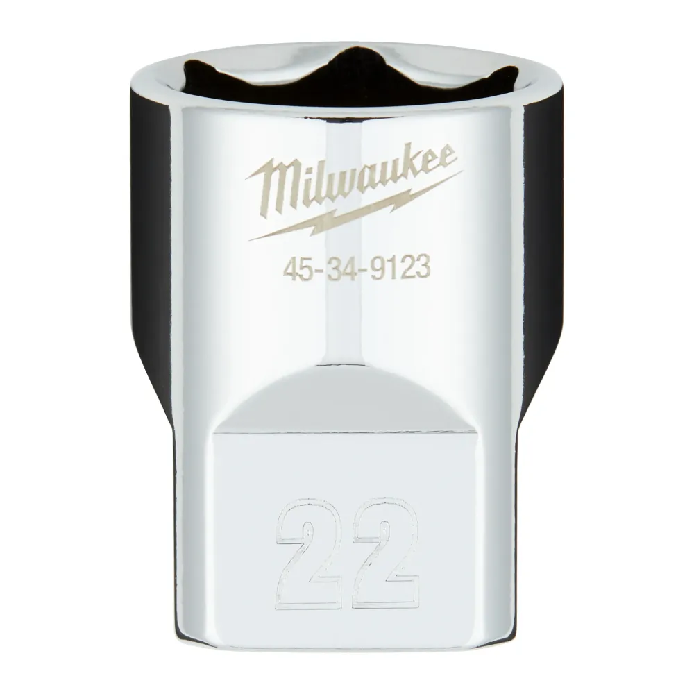 Milwaukee Nasadki 1/2 Drive Nasadki 1/2 Drive Metryczne Standardowe - 22 mm 4932480020