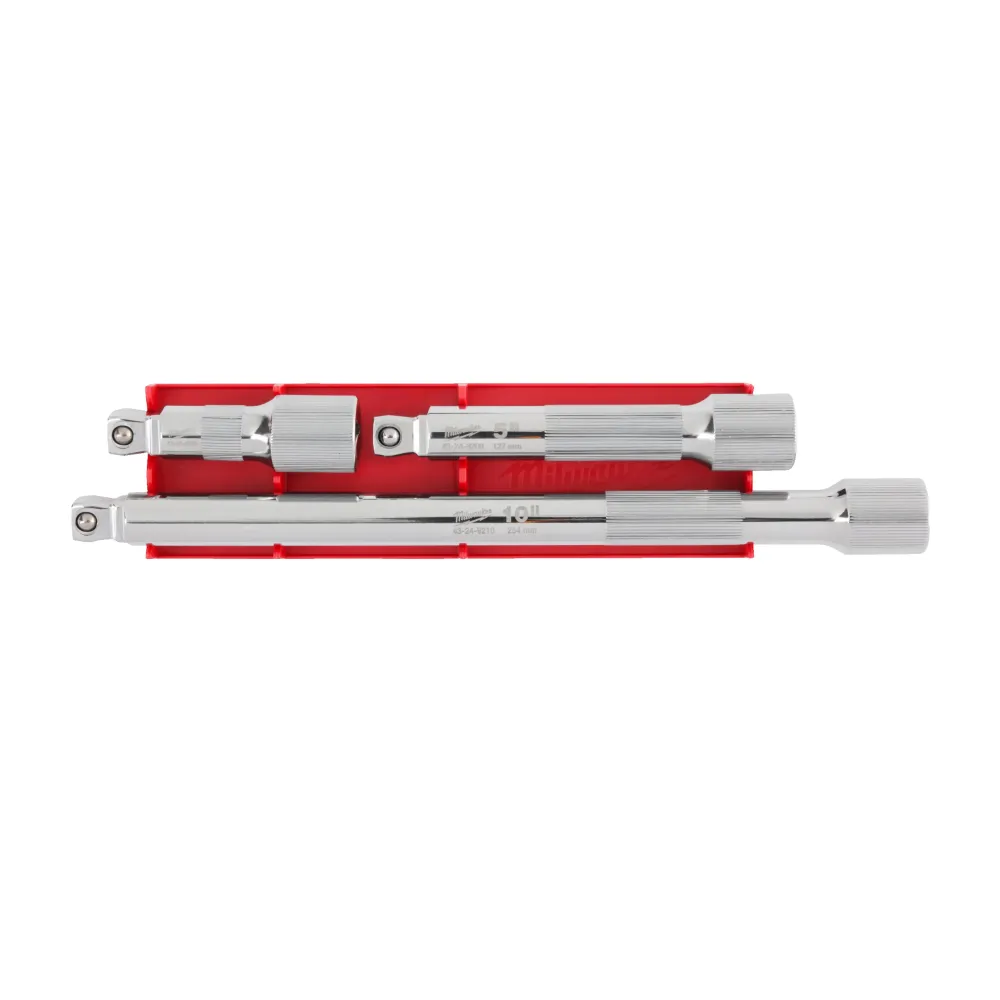 Milwaukee Zestaw przedłużaczy do napędów 1/2" Wobble Zestaw przedłużaczy do napędów 1/2" Wobble - 3 szt. 4932480642