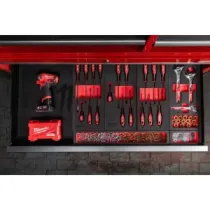 Milwaukee Wkładka piankowa Steel Storage 1/3" Pusta pianka z wnękami do przechowywania narzędzi 46" 4932492389