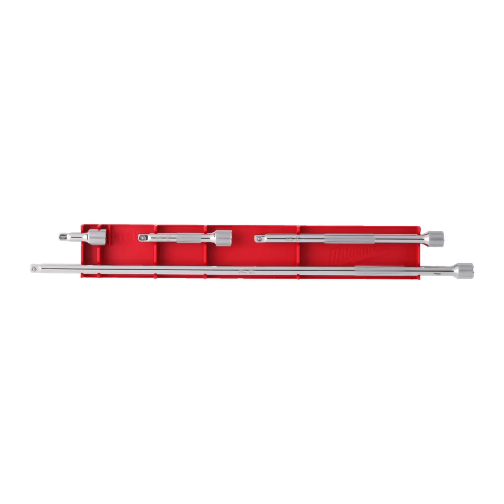 Milwaukee Zestaw przedłużek do napędów 1/4" Zestaw przedłużek do napędów 1/4" - 4 szt. 4932480637