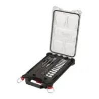 Milwaukee Zestaw grzechotek i nasadek 1/4" metryczny 28 szt. Zestaw grzechotek i nasadek PACKOUT 4932478812