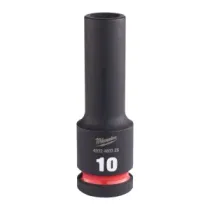 Milwaukee Nasadki udarowe SHOCKWAVE™ IMPACT DUTY 10 mm, nasadka udarowa głęboka 1/2" - 1 szt. 4932480328
