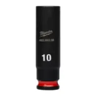 Milwaukee Nasadki udarowe SHOCKWAVE™ IMPACT DUTY 10 mm nasadka udarowa głęboka 1/4" - 1 szt. 4932480259