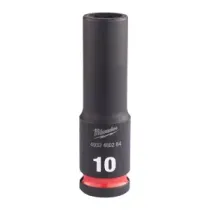Milwaukee Nasadki udarowe SHOCKWAVE™ IMPACT DUTY 10 mm nasadka udarowa głęboka 3/8" - 1 szt. 4932480284