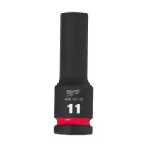 Milwaukee Nasadki udarowe SHOCKWAVE™ IMPACT DUTY 11 mm, nasadka udarowa głęboka 1/2" - 1 szt. 4932480329