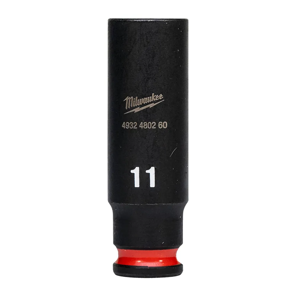 Milwaukee Nasadki udarowe SHOCKWAVE™ IMPACT DUTY 11 mm nasadka udarowa głęboka 1/4" - 1 szt. 4932480260