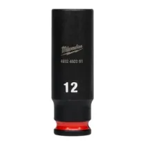 Milwaukee Nasadki udarowe SHOCKWAVE™ IMPACT DUTY 12 mm nasadka udarowa głęboka 1/4" - 1 szt. 4932480261
