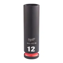 Milwaukee Nasadki udarowe SHOCKWAVE™ IMPACT DUTY 12 mm nasadka udarowa głęboka 3/8" - 1 szt. 4932480286