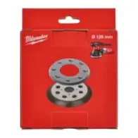Milwaukee Talerz szlifujący z adapterem System szlifierki mimośrodowe ROS125 BOS125 125 mm 8 otworów 4932430091