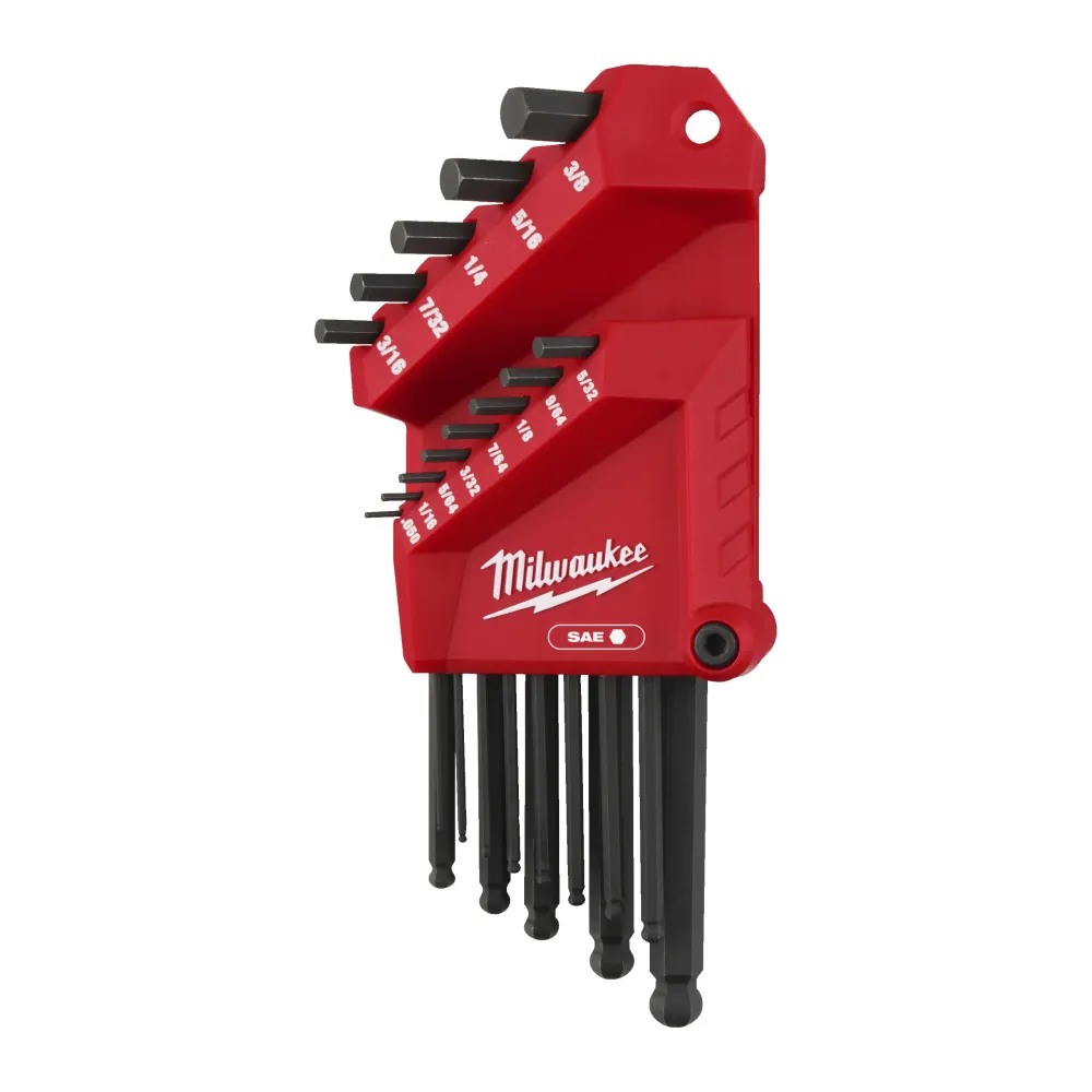 Milwaukee Zestaw kluczy imbusowych Imperial L-Style z końcówką kulistą L-Form 13 szt. 4932493615
