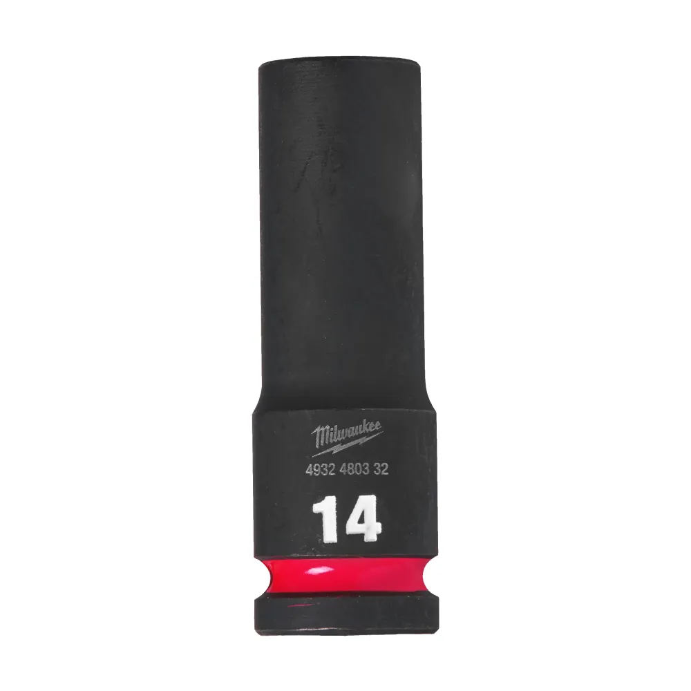 Milwaukee Nasadki udarowe SHOCKWAVE™ IMPACT DUTY 14 mm nasadka udarowa głęboka 1/2" - 1 szt. 4932480332