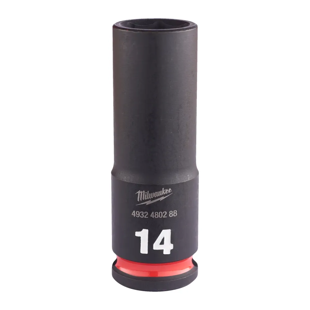 Milwaukee Nasadki udarowe SHOCKWAVE™ IMPACT DUTY 14 mm nasadka udarowa głęboka 3/8" - 1 szt. 4932480288