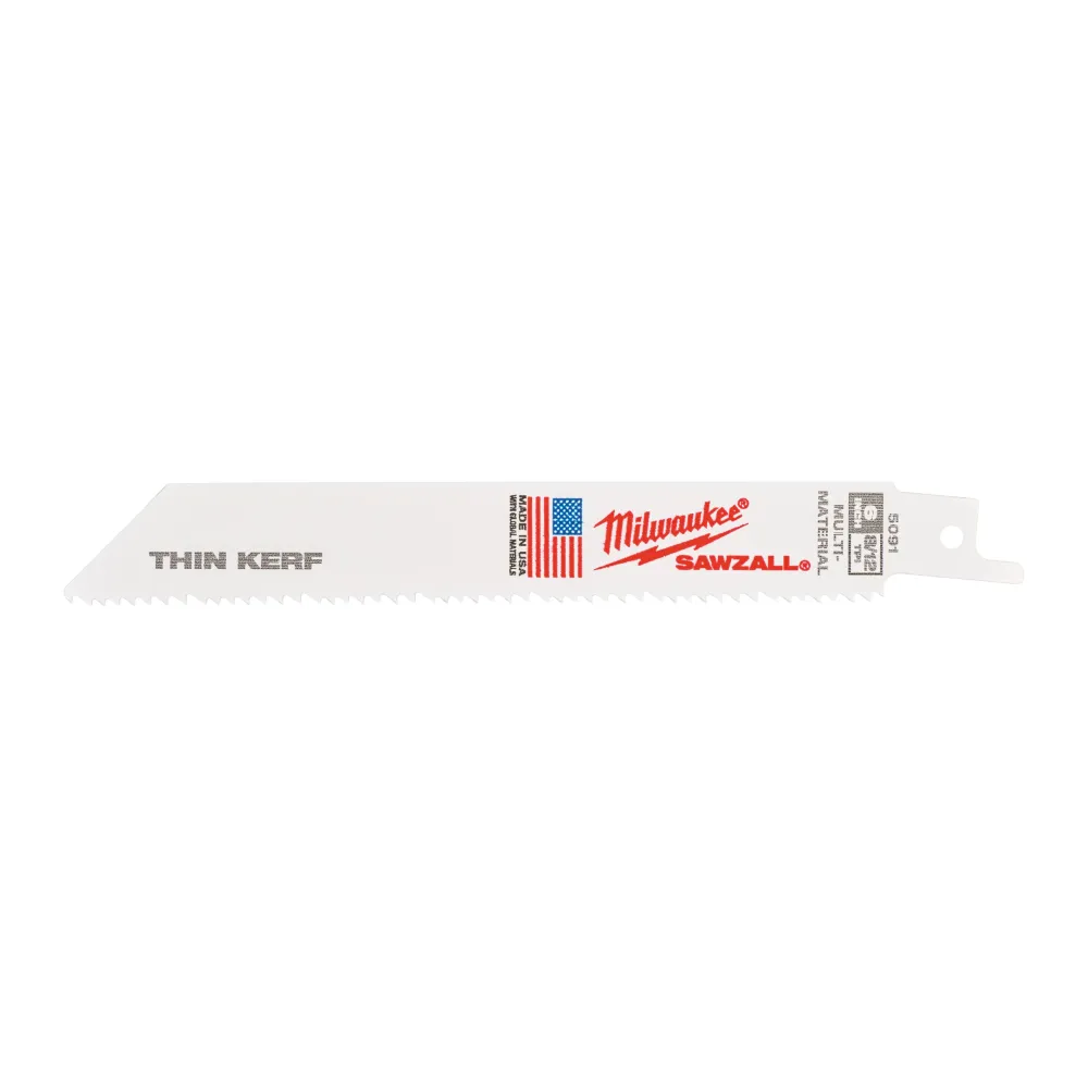 Milwaukee uniwersalne ostrza (drewno / metal / plastik) 150 mm x 8 / 12 zębów na cal - 5 szt. 48475091
