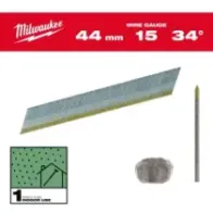 Milwaukee Gwoździe wykończeniowe 15G 15G / 34° / 44 mm / G / SC1 - 2.500 szt. 4932492576