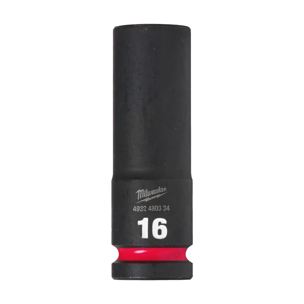 Milwaukee Nasadki udarowe SHOCKWAVE™ IMPACT DUTY 16 mm nasadka udarowa głęboka 1/2" - 1 szt. 4932480334