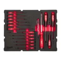 Milwaukee Packout Drawer Precyzyjny śrubokręt z wkładką piankową 4932493644