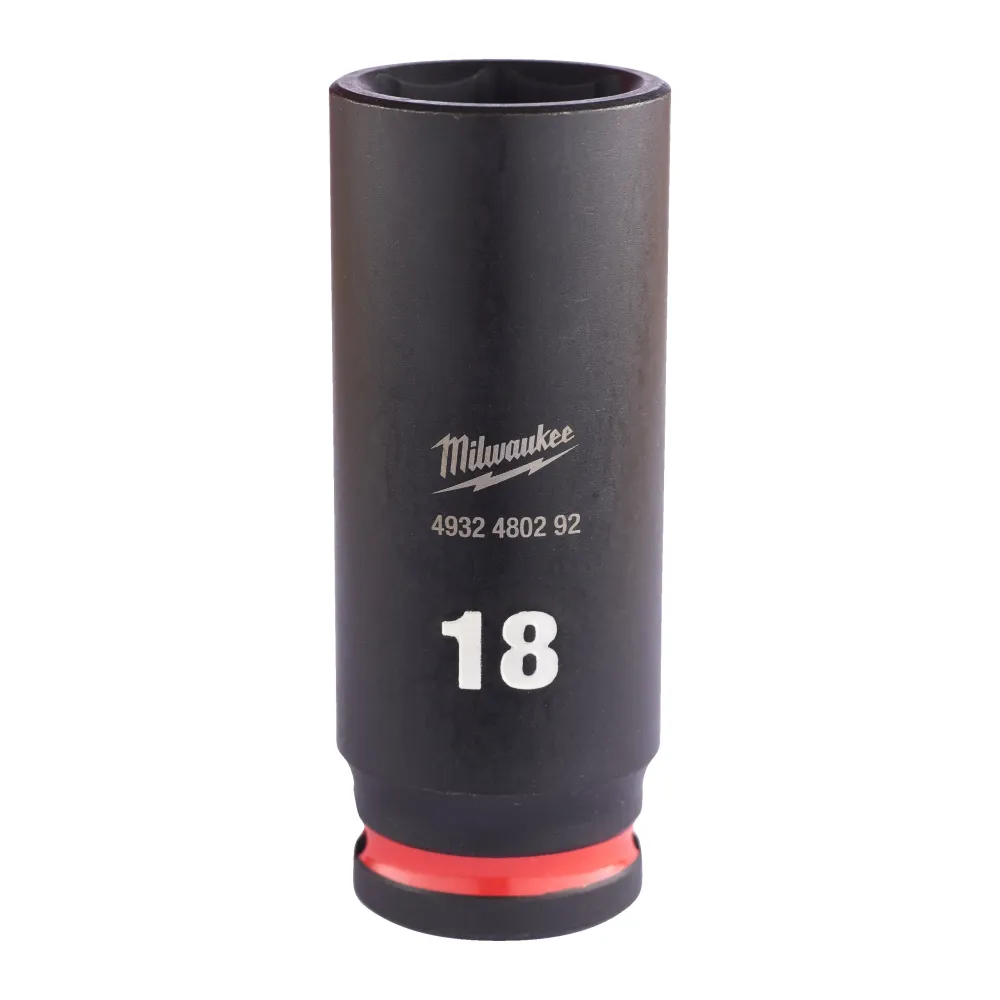 Milwaukee Nasadki udarowe SHOCKWAVE™ IMPACT DUTY 18 mm nasadka udarowa głęboka 3/8" - 1 szt. 4932480292