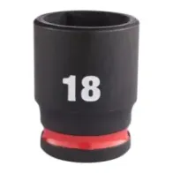 Milwaukee Nasadki udarowe SHOCKWAVE™ IMPACT DUTY 18 mm nasadka udarowa 3/8" STD - 1 szt. 4932480275