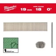 Milwaukee Gwoździe Brad 18G II 18G / 19 mm / RC / G / SC1 - 10,000 szt. 4932492550