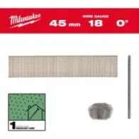 Milwaukee Gwoździe Brad 18G II 18G / 45 mm / RC / G / SC1 - 5,000 szt. 4932492555