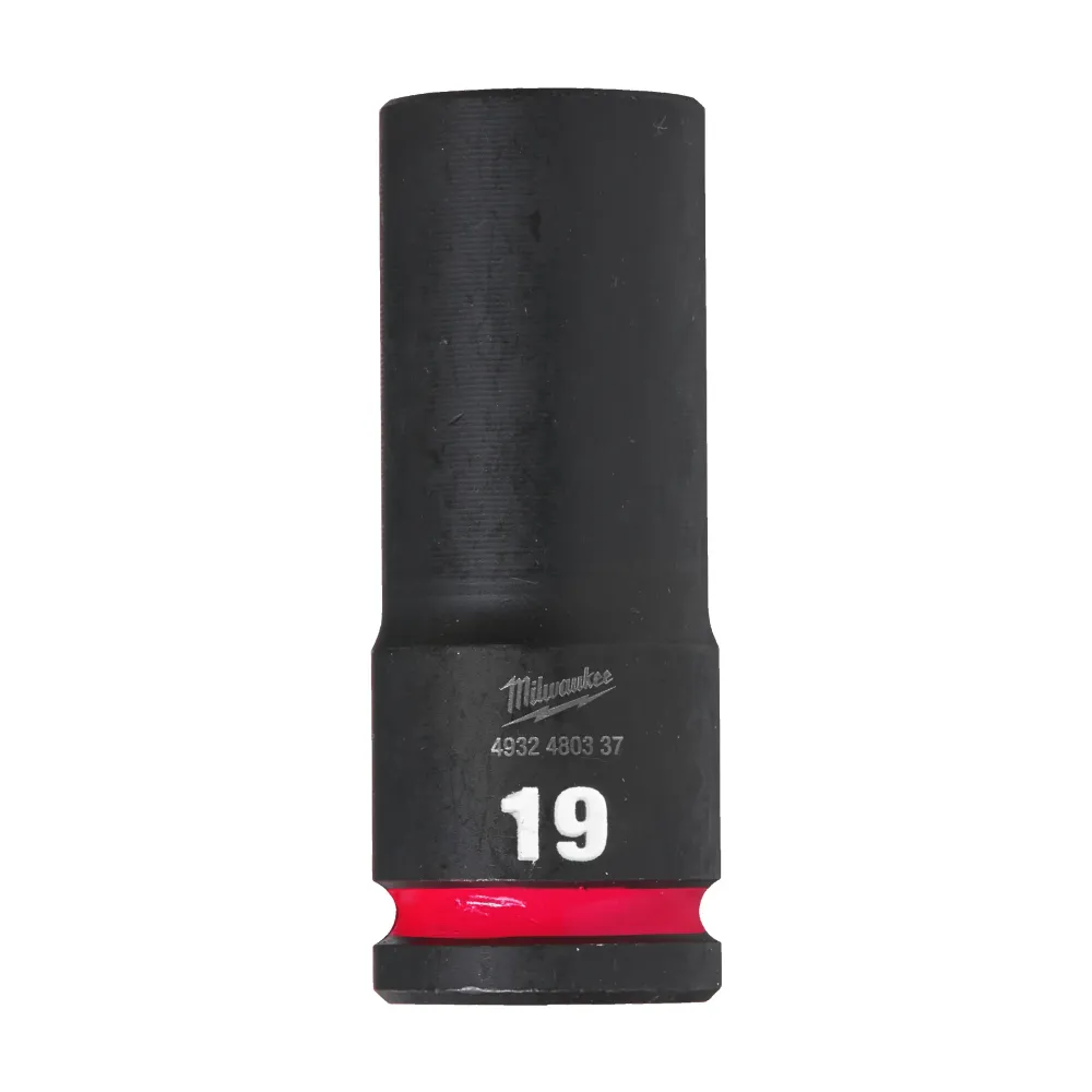 Milwaukee Nasadki udarowe SHOCKWAVE™ IMPACT DUTY 19 mm nasadka udarowa głęboka 1/2" - 1 szt. 4932480337