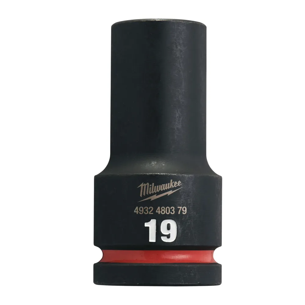 Milwaukee Nasadki udarowe SHOCKWAVE™ IMPACT DUTY 19 mm nasadka udarowa głęboka 3/4" - 1 szt. 4932480379