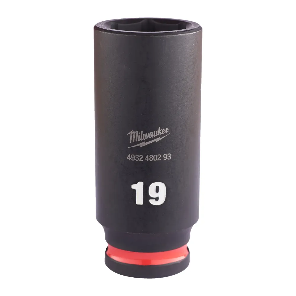 Milwaukee Nasadki udarowe SHOCKWAVE™ IMPACT DUTY 19 mm nasadka udarowa głęboka 3/8" - 1 szt. 4932480293