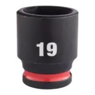 Milwaukee Nasadki udarowe SHOCKWAVE™ IMPACT DUTY 19 mm nasadka udarowa 3/8" STD - 1 szt. 4932480276