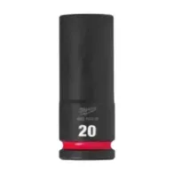 Milwaukee Nasadki udarowe SHOCKWAVE™ IMPACT DUTY 20 mm nasadka udarowa głęboka 1/2" - 1 szt. 4932480338
