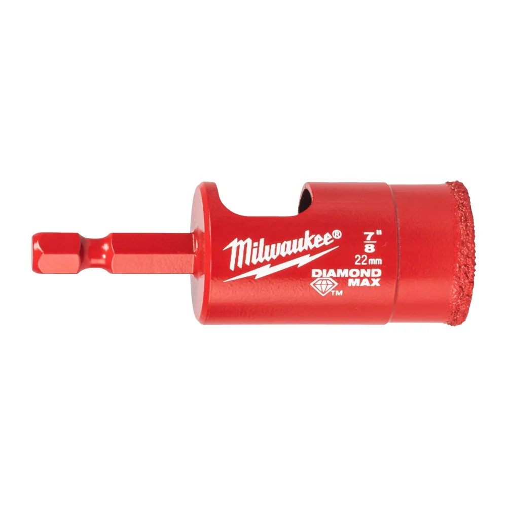 Milwaukee Wiertła na mokro Diamond Max 22 mm ¼" Hex 4932498349
