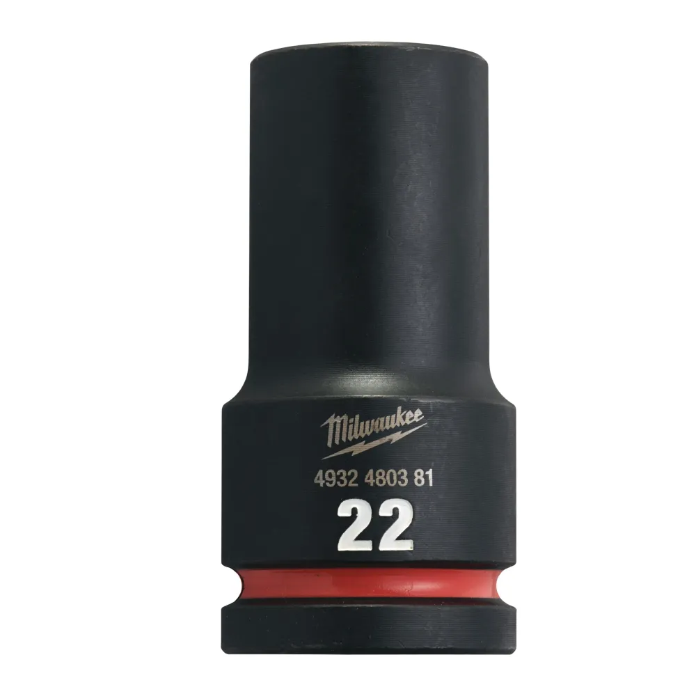 Milwaukee Nasadki udarowe SHOCKWAVE™ IMPACT DUTY 22 mm nasadka udarowa głęboka 3/4" - 1 szt. 4932480381