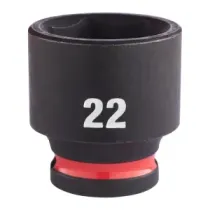 Milwaukee Nasadki udarowe SHOCKWAVE™ IMPACT DUTY 22 mm nasadka udarowa 3/8" STD - 1 szt. 4932480279