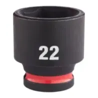 Milwaukee Nasadki udarowe SHOCKWAVE™ IMPACT DUTY 22 mm nasadka udarowa 3/8" STD - 1 szt. 4932480279