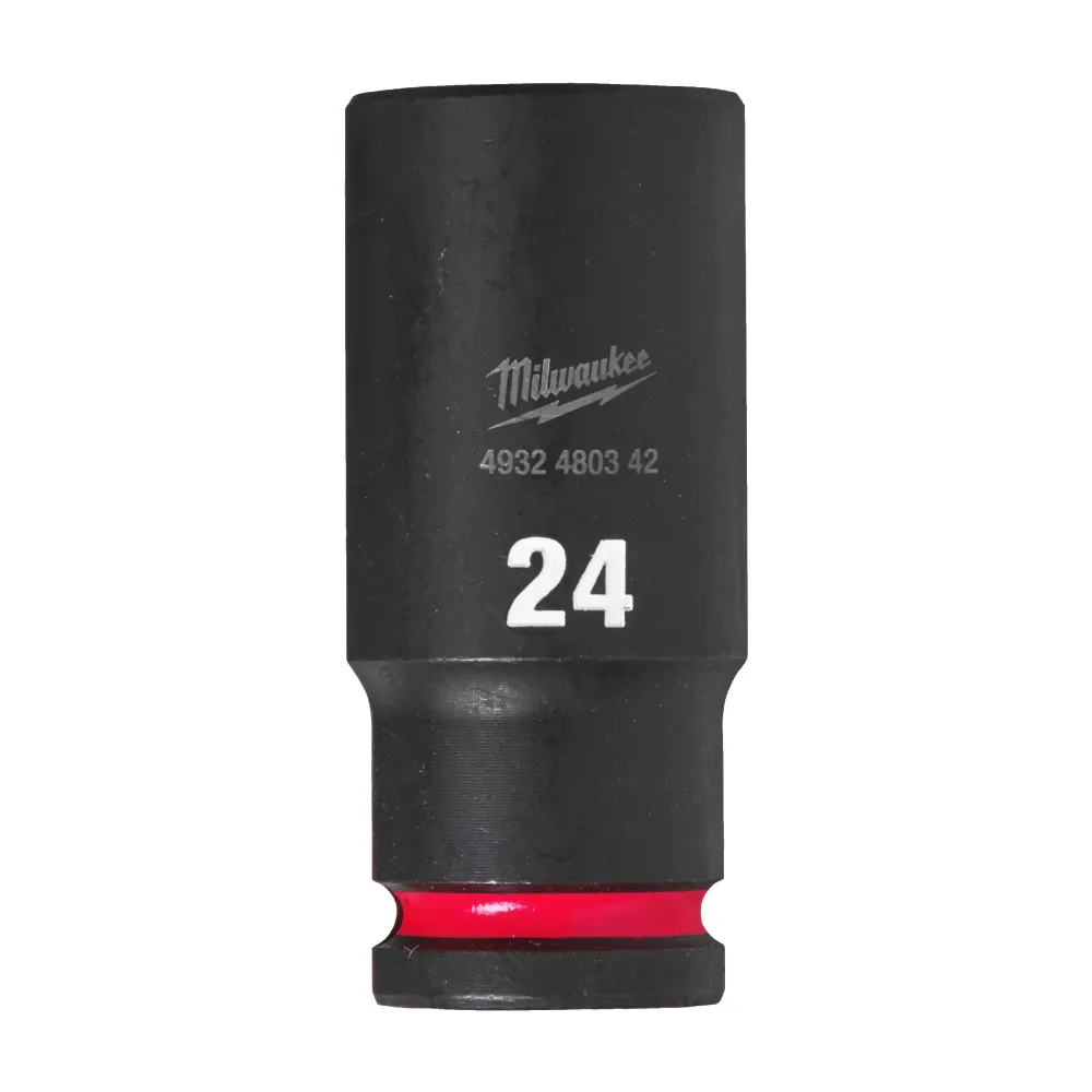 Milwaukee Nasadki udarowe SHOCKWAVE™ IMPACT DUTY 24 mm nasadka udarowa głęboka 1/2" - 1 szt. 4932480342