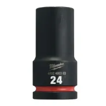 Milwaukee SHOCKWAVE™ IMPACT DUTY NASADKI UDAROWE 24 mm 3/4" nasadka udarowa głęboka - 1 szt. 4932480383