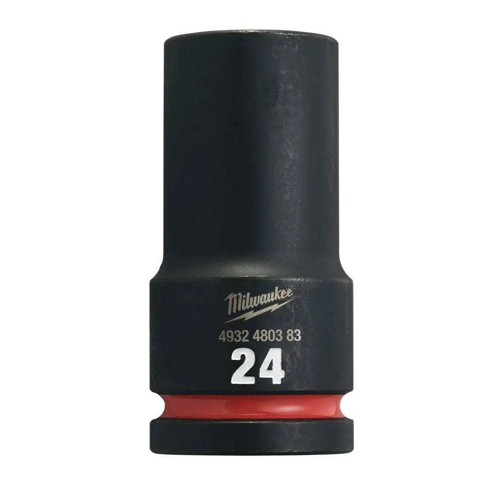Milwaukee SHOCKWAVE™ IMPACT DUTY NASADKI UDAROWE 24 mm 3/4" nasadka udarowa głęboka - 1 szt. 4932480383