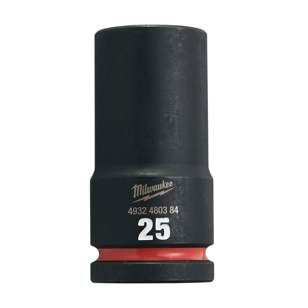 Milwaukee SHOCKWAVE™ IMPACT DUTY NASADKI UDAROWE 25 mm 3/4" nasadka udarowa głęboka - 1 szt. 4932480384
