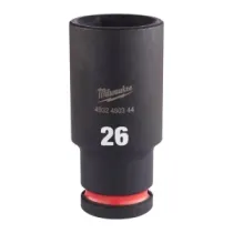 Milwaukee Nasadki udarowe SHOCKWAVE™ IMPACT DUTY 26 mm nasadka udarowa głęboka 1/2" - 1 szt. 4932480344