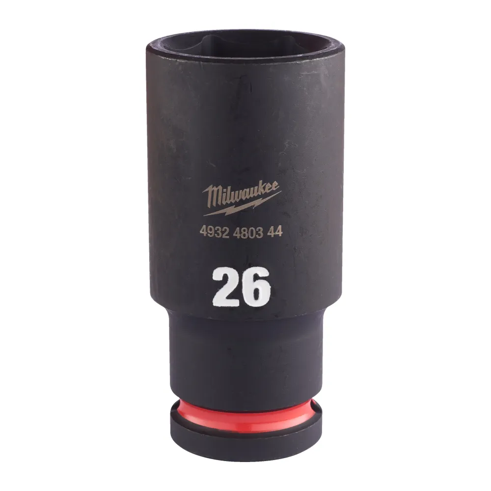 Milwaukee Nasadki udarowe SHOCKWAVE™ IMPACT DUTY 26 mm nasadka udarowa głęboka 1/2" - 1 szt. 4932480344