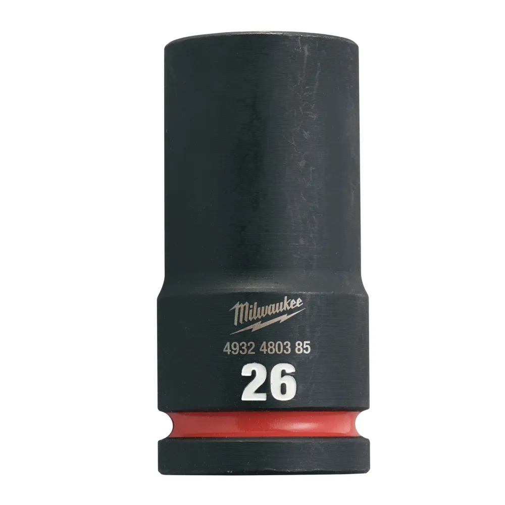 Milwaukee SHOCKWAVE™ IMPACT DUTY NASADKI UDAROWE 26 mm 3/4" nasadka udarowa głęboka - 1 szt. 4932480385