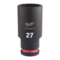 Milwaukee Nasadki udarowe SHOCKWAVE™ IMPACT DUTY 27 mm nasadka udarowa głęboka 1/2" - 1 szt. 4932480345