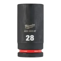 Milwaukee Nasadki udarowe SHOCKWAVE™ IMPACT DUTY 28 mm, nasadka udarowa głęboka 3/4" - 1 szt. 4932480387