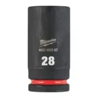Milwaukee Nasadki udarowe SHOCKWAVE™ IMPACT DUTY 28 mm, nasadka udarowa głęboka 3/4" - 1 szt. 4932480387
