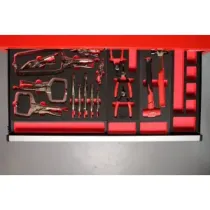 Milwaukee Zestaw szczypiec do pierścieni osadczych z wkładką piankową 3 szt.  4932493632