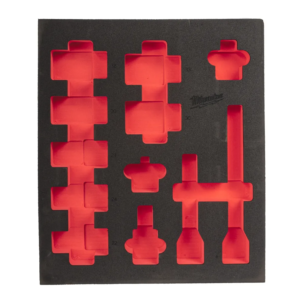 Milwaukee Zestawy nasadek udarowych 3/4" II Zestaw głębokich nasadek piankowych 3/4" 1 (12 szt.) 4932493398