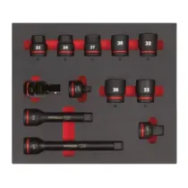 Milwaukee Zestawy nasadek udarowych 3/4" II Zestaw nasadek 3/4" STD piankowy 1 (12 szt.) 4932493396